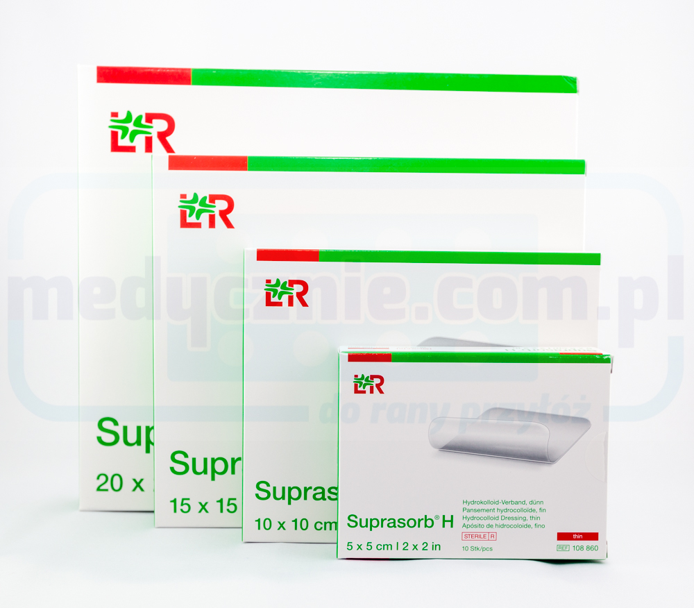 Гідроколоїдна пов'язка Suprasorb H THIN 15*15см 1шт